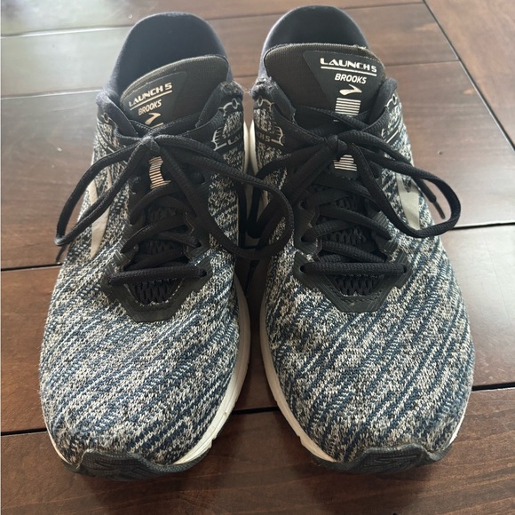 Brooks Launch 5 Women’s Size 10 Shoes Black Running Fabric Sneakers - Picture 1 of 6